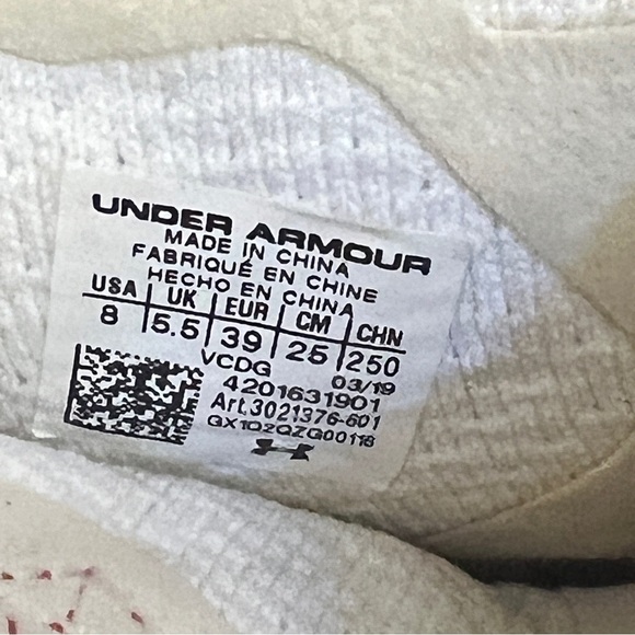 Under Armour Womens Highlight Ace 2.0 Volleyball Shoe Size 8 - Picture 4 of 4